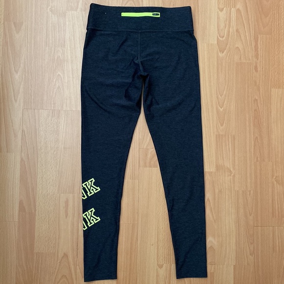 [S] Victoria Secret PINK Logo Ultimate Yoga Leggings | Gray - Picture 2 of 4